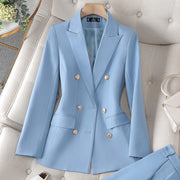 BLUE SUIT PANTS